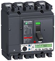 Автоматический выключатель 4П4Т MICR. 5.2A 100A NSX160N | код. LV430896 | Schneider Electric 